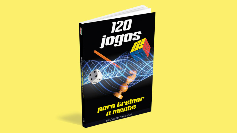 Livro "120 jogos para treinar a mente".